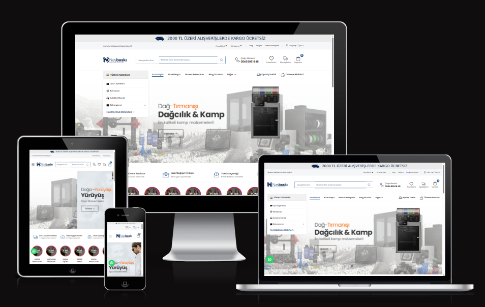 Nas Baskı E-Ticaret Sitesi
